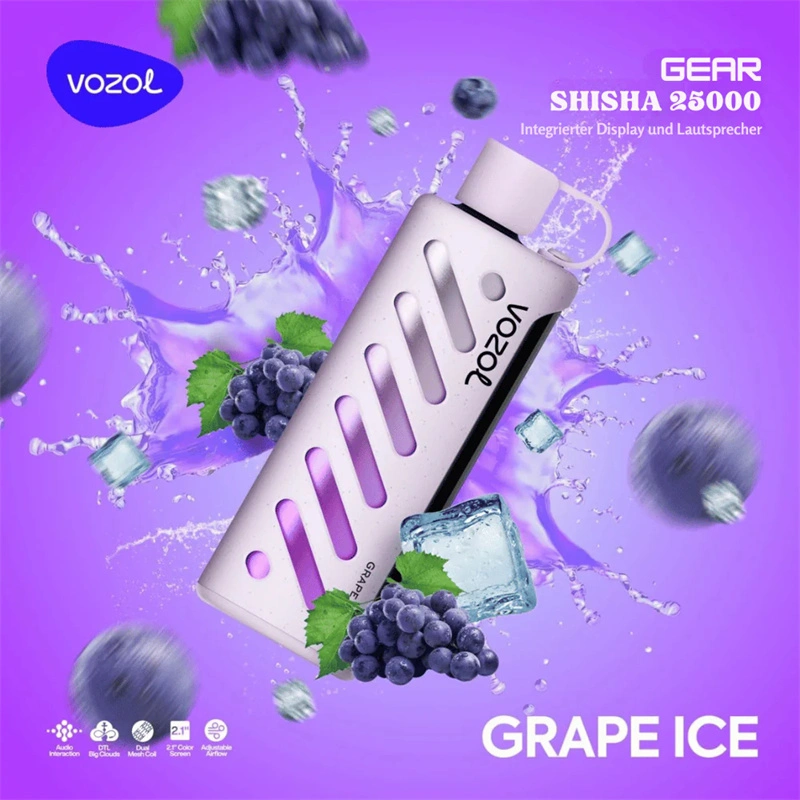 Vozol Gear Shisha 25000 Puffs Smart Screen Wholesale Disposable Vape Puff 25K Electronic Cigarette