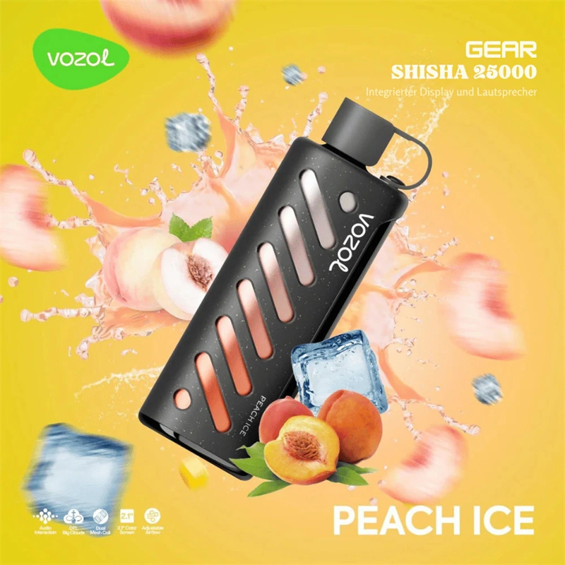 Vozol Gear Shisha 25000 Puffs Smart Screen Wholesale Disposable Vape Puff 25K Electronic Cigarette
