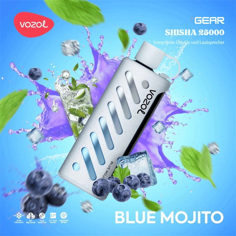 Vozol Gear Shisha 25000 Puffs Smart Screen Wholesale Disposable Vape Puff 25K Electronic Cigarette