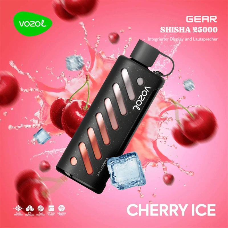 Vozol Gear Shisha 25000 Puffs Smart Screen Wholesale Disposable Vape Puff 25K Electronic Cigarette