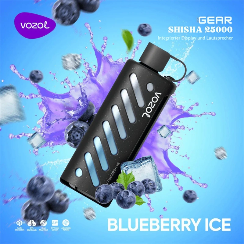 Vozol Gear Shisha 25000 Puffs Smart Screen Wholesale Disposable Vape Puff 25K Electronic Cigarette