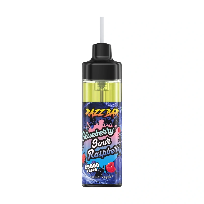 EU Warehouse Razz Bar 25000 Puffs Wholesale Disposable Vape Puff 25k Electronic Cigarette Adjustable Airflow