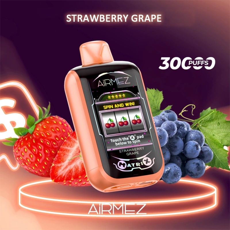 EU Warehouse Airmez Matrix Pro 30000 Puffs Full Smart Screen Disposable Vape Wholesale Puff 30k Touch Control