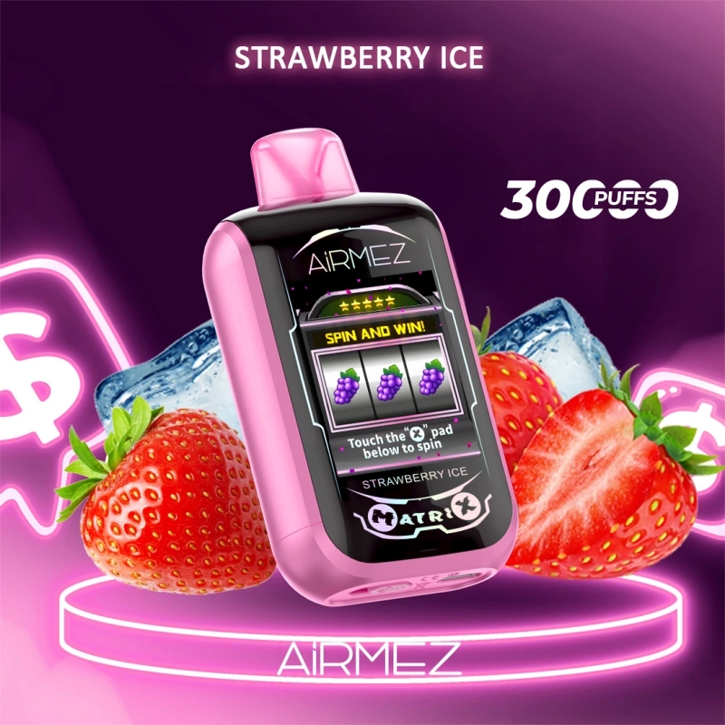 EU Warehouse Airmez Matrix Pro 30000 Puffs Full Smart Screen Disposable Vape Wholesale Puff 30k Touch Control