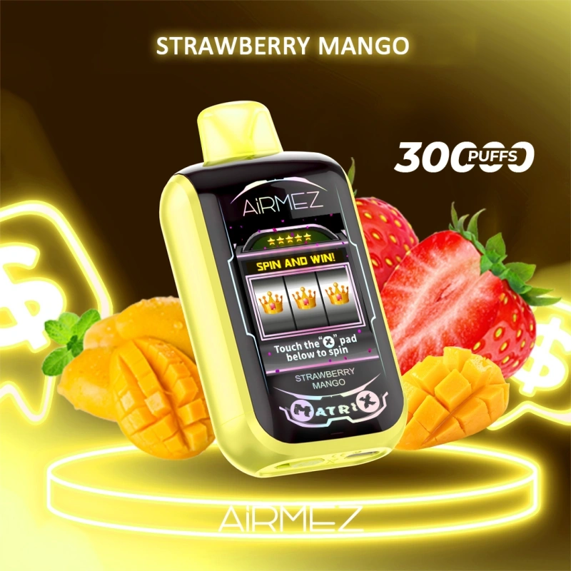 EU Warehouse Airmez Matrix Pro 30000 Puffs Full Smart Screen Disposable Vape Wholesale Puff 30k Touch Control