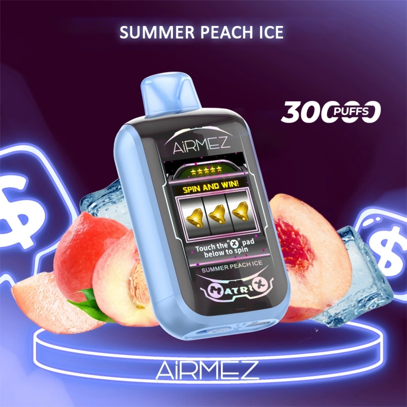 EU Warehouse Airmez Matrix Pro 30000 Puffs Full Smart Screen Disposable Vape Wholesale Puff 30k Touch Control