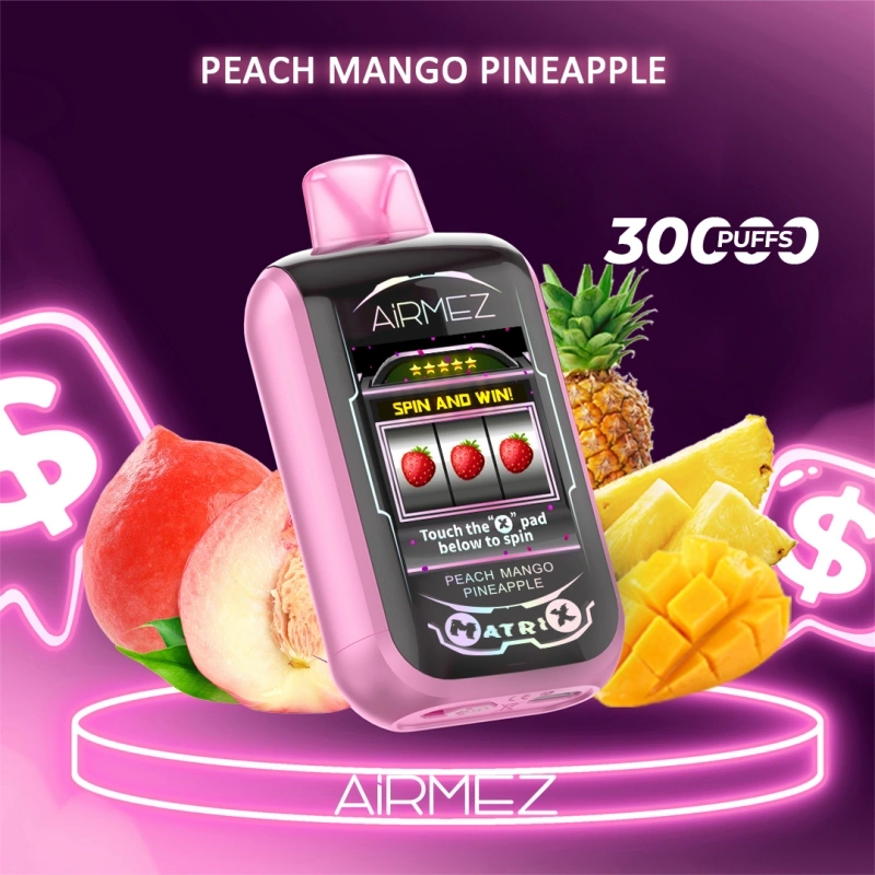 EU Warehouse Airmez Matrix Pro 30000 Puffs Full Smart Screen Disposable Vape Wholesale Puff 30k Touch Control