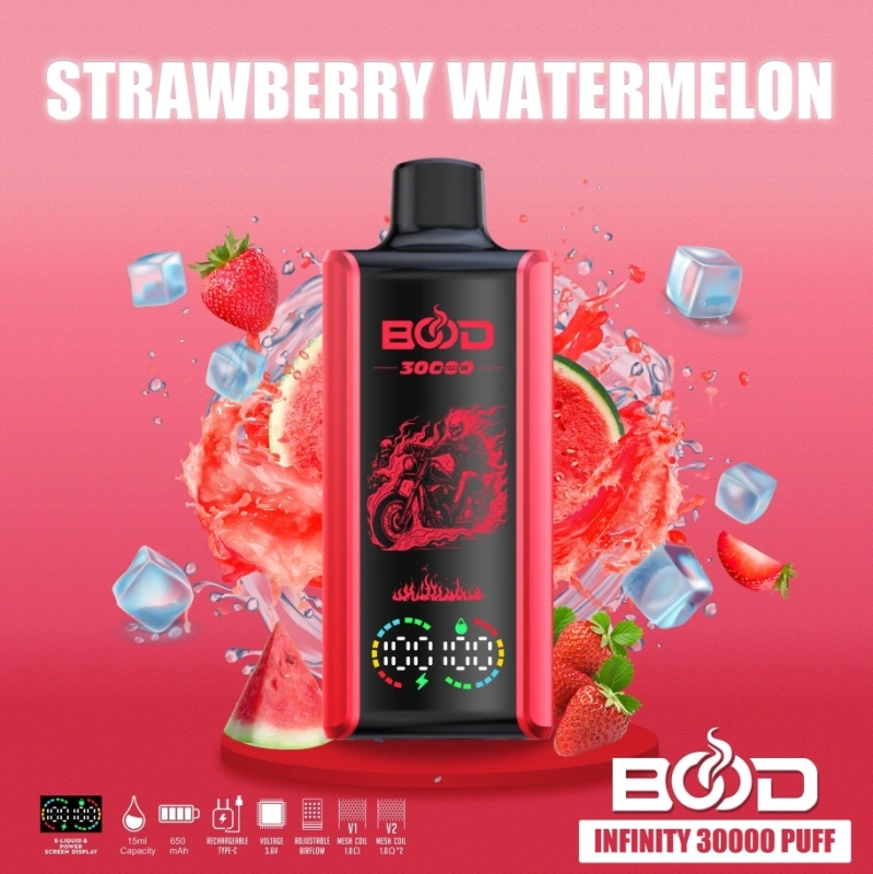 Bood Infinity 30000 Puffs Smart Screen Disposable Vape Wholesale Puff 30K Electronic Cigarette Airflow Adjustable