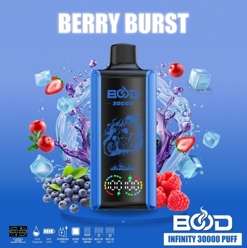 Bood Infinity 30000 Puffs Smart Screen Disposable Vape Wholesale Puff 30K Electronic Cigarette Airflow Adjustable