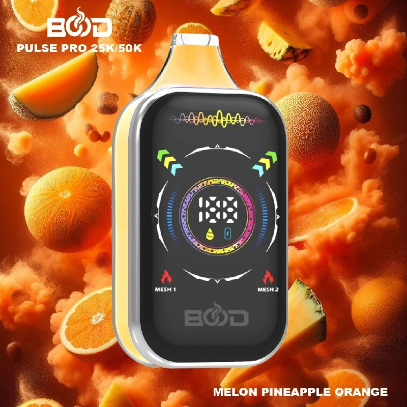 Bood Pulse Pro 25000 50000 Puffs Full Smart Screen Disposable Vape Wholesale Puff 25K 50K Dual Mode RGB Light