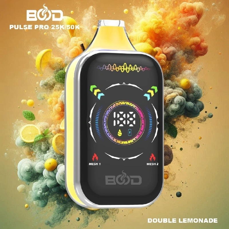 Bood Pulse Pro 25000 50000 Puffs Full Smart Screen Disposable Vape Wholesale Puff 25K 50K Dual Mode RGB Light