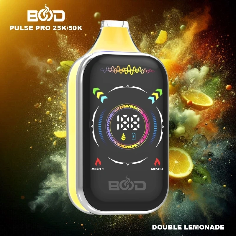 Bood Pulse Pro 25000 50000 Puffs Full Smart Screen Disposable Vape Wholesale Puff 25K 50K Dual Mode RGB Light