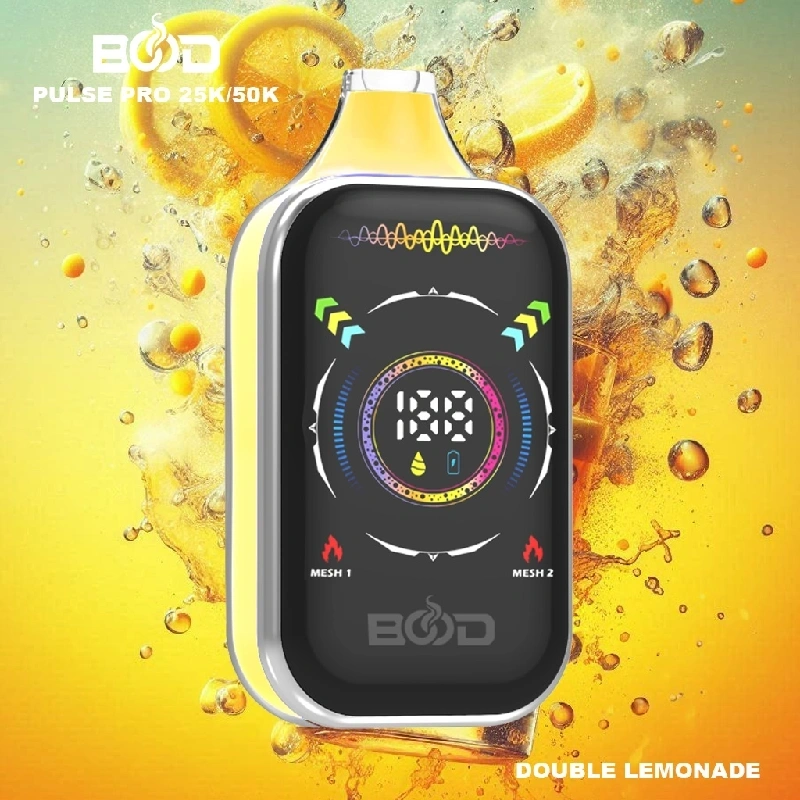 Bood Pulse Pro 25000 50000 Puffs Full Smart Screen Disposable Vape Wholesale Puff 25K 50K Dual Mode RGB Light