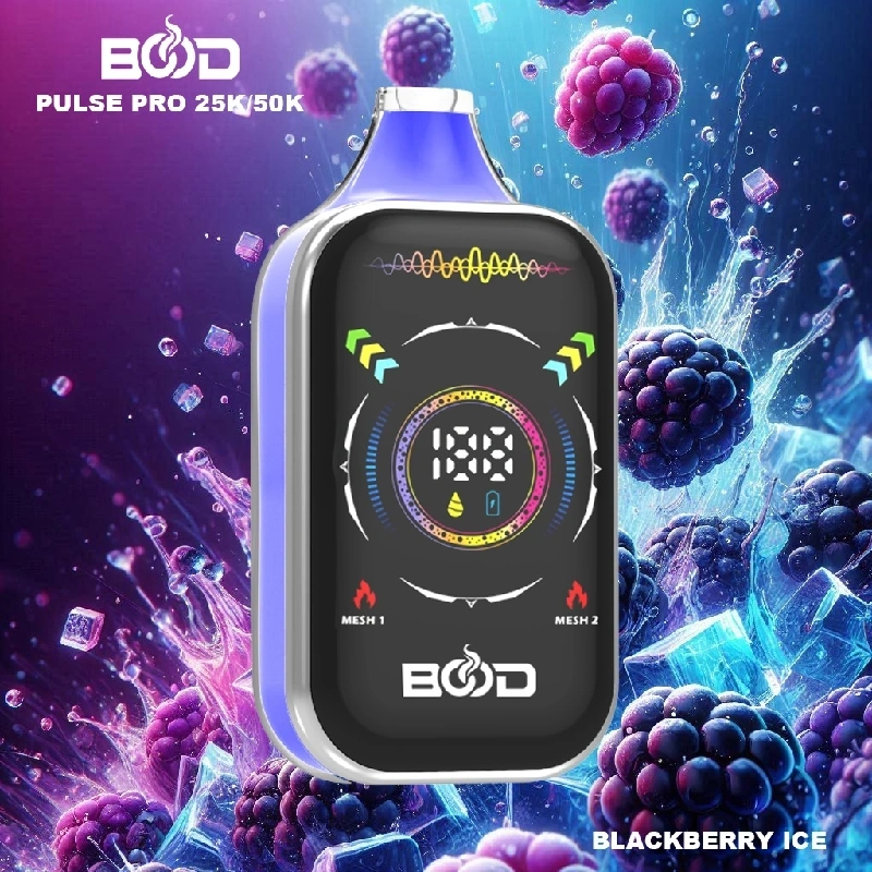 Bood Pulse Pro 25000 50000 Puffs Full Smart Screen Disposable Vape Wholesale Puff 25K 50K Dual Mode RGB Light