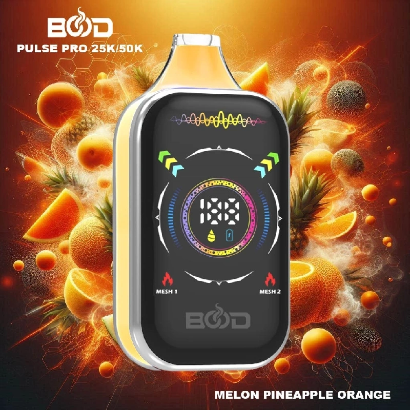 Bood Pulse Pro 25000 50000 Puffs Full Smart Screen Disposable Vape Wholesale Puff 25K 50K Dual Mode RGB Light