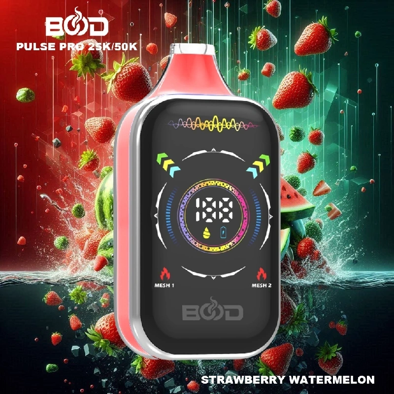 Bood Pulse Pro 25000 50000 Puffs Full Smart Screen Disposable Vape Wholesale Puff 25K 50K Dual Mode RGB Light