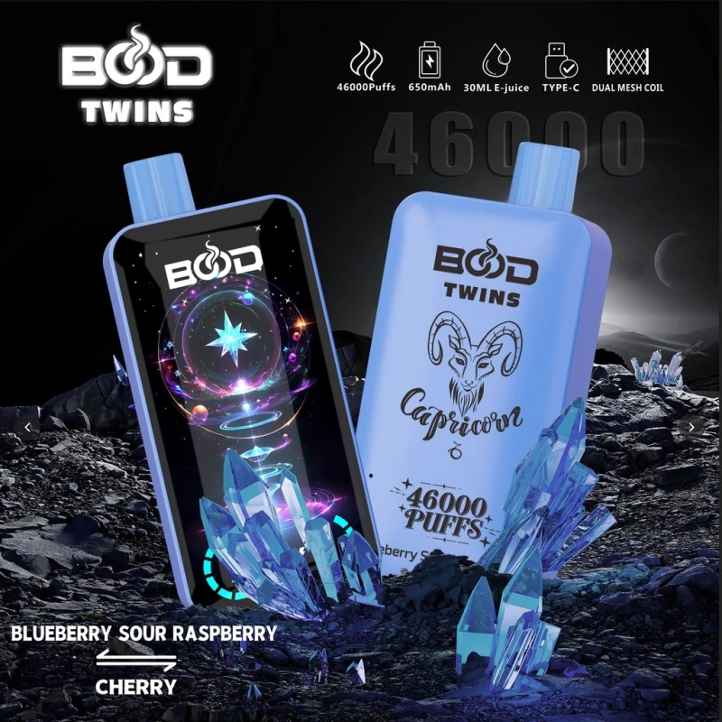 Bood Twin 46000 Puffs Dual Flavors Full Smart Screen Disposable Vape Wholesale Puff 46K Electronic Cigarette