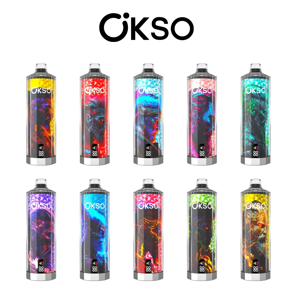 OKSO Shisha Hookah Mega 50000 Puffs Smart Screen Disposable Vape Wholesale Puff 50K Electronic Cigarette