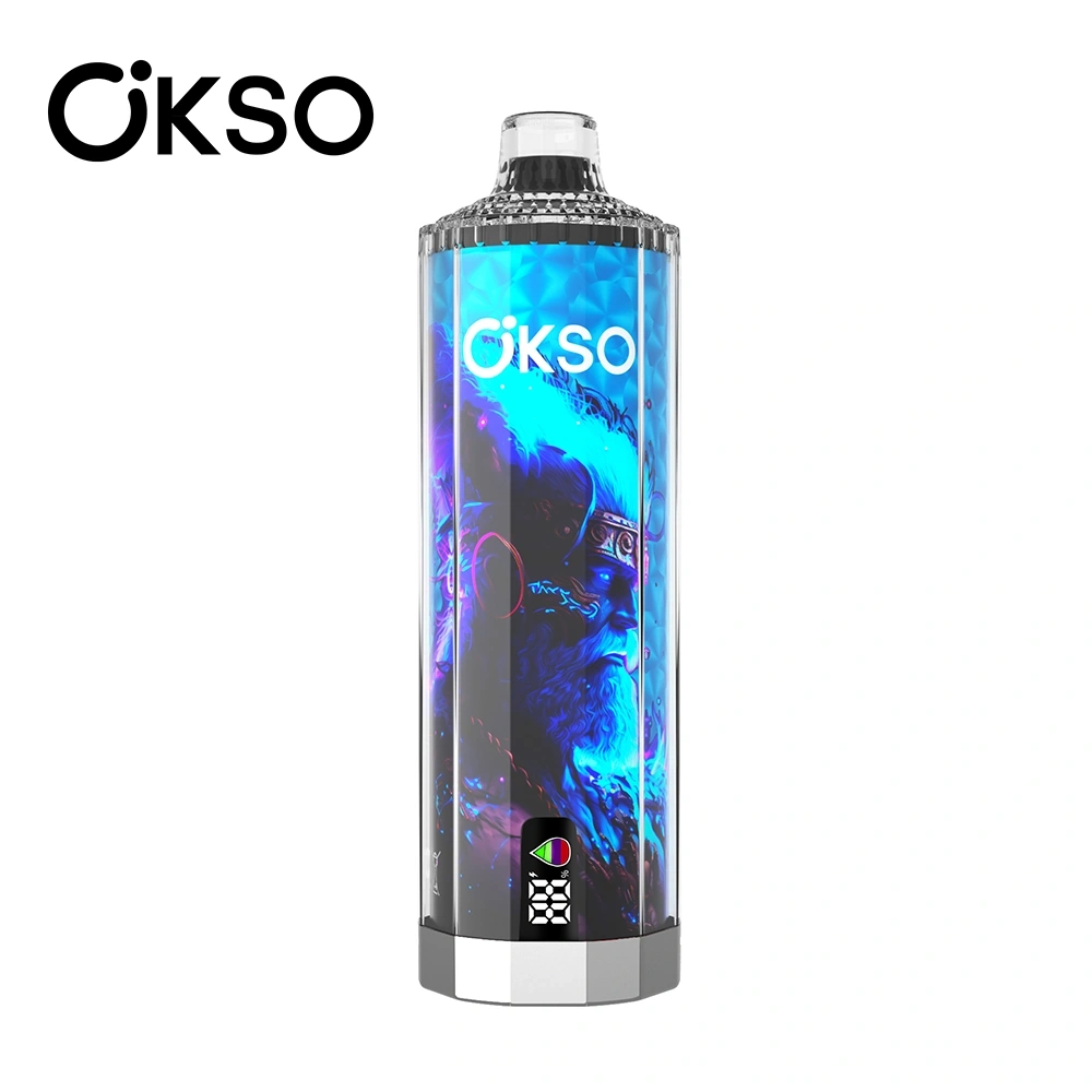 OKSO Shisha Hookah Mega 50000 Puffs Smart Screen Disposable Vape Wholesale Puff 50K Electronic Cigarette