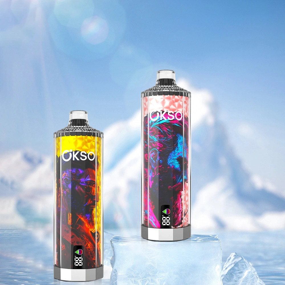 OKSO Shisha Hookah Mega 50000 Puffs Smart Screen Disposable Vape Wholesale Puff 50K Electronic Cigarette