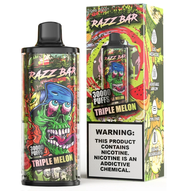 EU Warehouse Razz Bar 30000 Puffs  Disposable Vape 30K