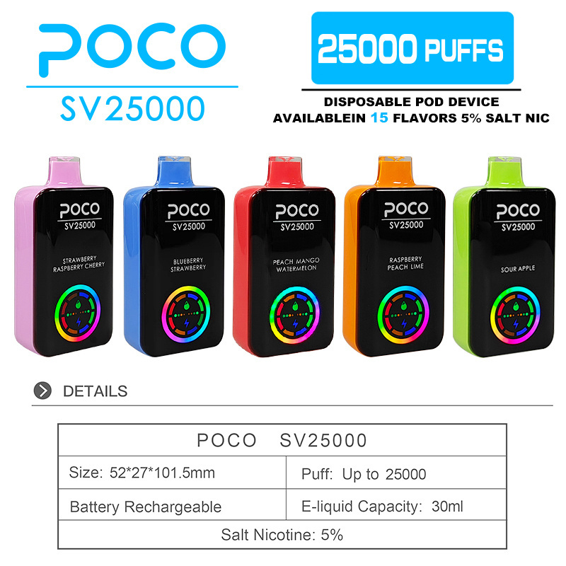  Poco SV 25000 Puffs Wholesale Vape