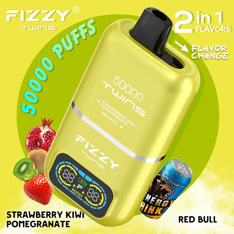 EU Warehouse Fizzy Twin 50000 Puffs Disposable Vape 