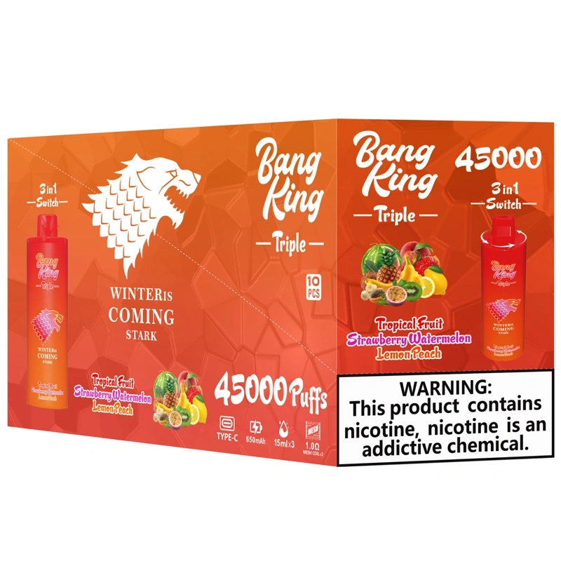 Bang King 45000 Puffs Triple Flavors Disposable Vape Wholesale