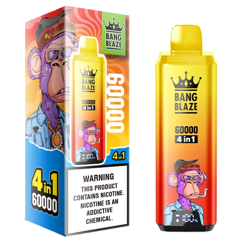 Bang Blaze 60000 60K Puffs 4 Flavors in 1 Digital Screen Disposable Vape