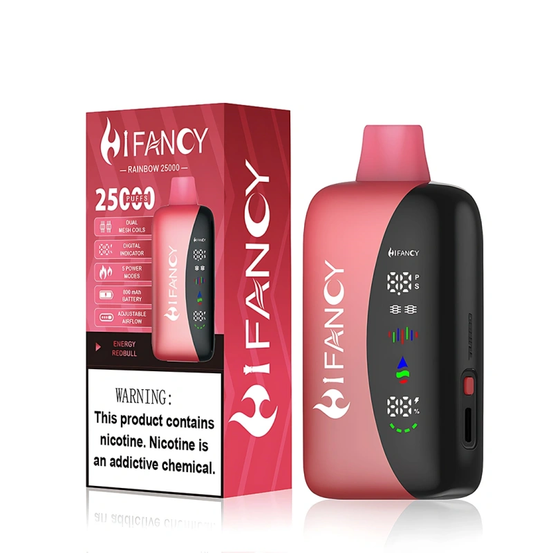 Hifancy Rainbow 25000 25K Puffs Smart Screen Disposable Vape EU Warehouse