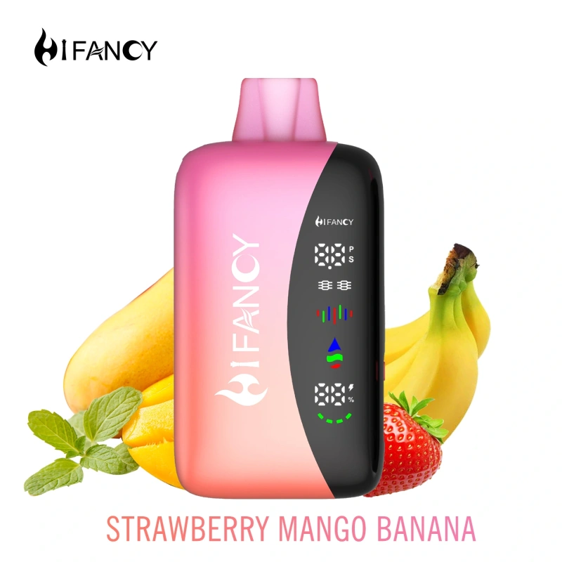 Hifancy Rainbow 25000 25K Puffs Smart Screen Disposable Vape EU Warehouse