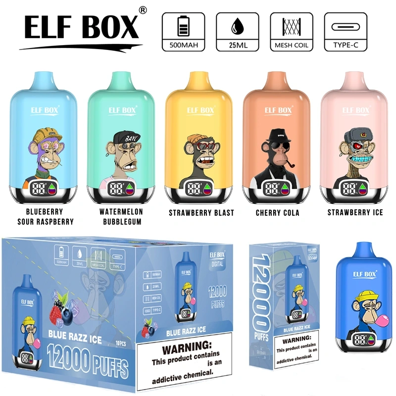 Elf Box Digital Box 12000 Puffs