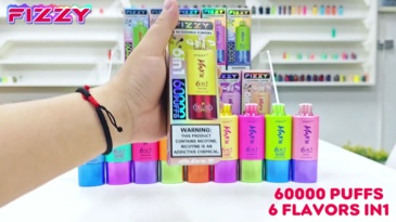 Fizzy 60000 60K Puffs Max III 6 in 1  LED Screen Disposable Vape Shop Online EU Warehouse Electronic Cigarette Wholesale