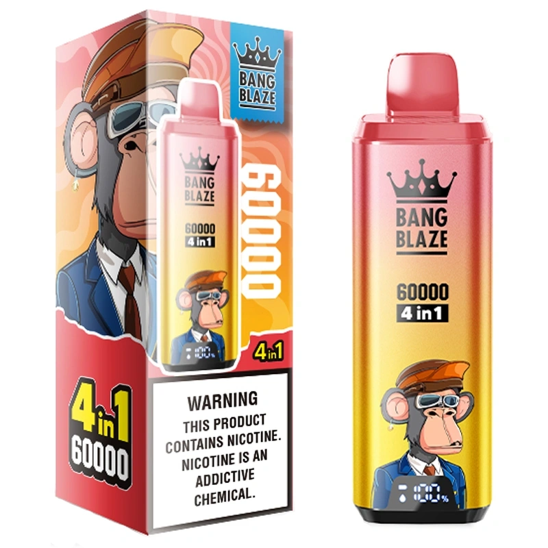 Bang Blaze 60000 60K Puffs 4 Flavors in 1 Digital Screen Disposable Vape