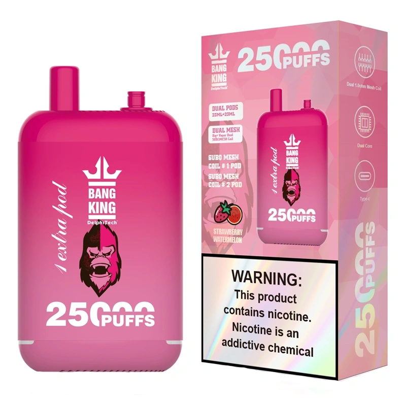 Bang King 25000 Puffs 2025 Disposable Vape Dual Pods Online Shopping 25K EU Free Shipping 1pc  2pcs  5pcs