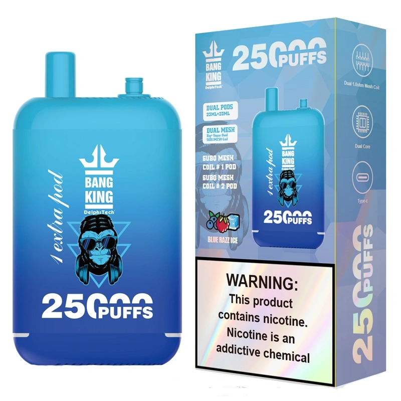 Bang King 25000 Puffs 2025 Disposable Vape Dual Pods Online Shopping 25K EU Free Shipping 1pc  2pcs  5pcs