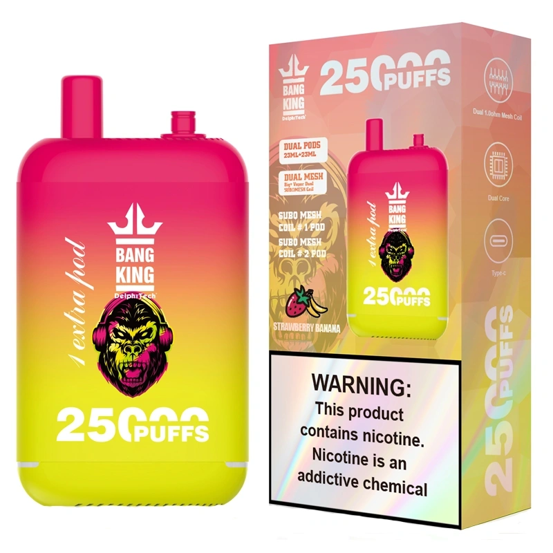 Bang King 25000 Puffs 2025 Disposable Vape Dual Pods Online Shopping 25K EU Free Shipping 1pc  2pcs  5pcs