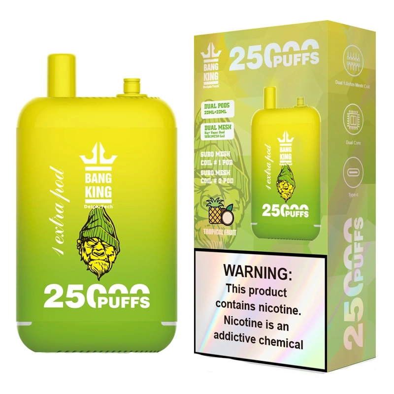 Bang King 25000 Puffs 2025 Disposable Vape Dual Pods Online Shopping 25K EU Free Shipping 1pc  2pcs  5pcs