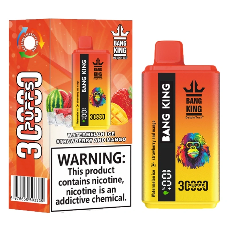 2 in 1 Bang King 30000 Puffs Double Flavors Disposable Vape 30K Smart Screen EU Warehouse