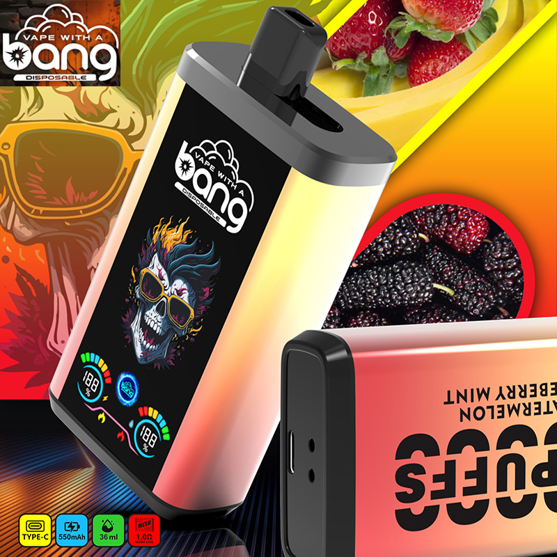 Bang 30000 Puffs Pro Big Screen Dual Flavors 