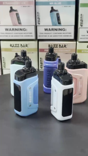 EU Warehouse Razz Bar 45000 Puffs Rechargeable Disposable Vape 45K Smart Screen Adjustable Airflow