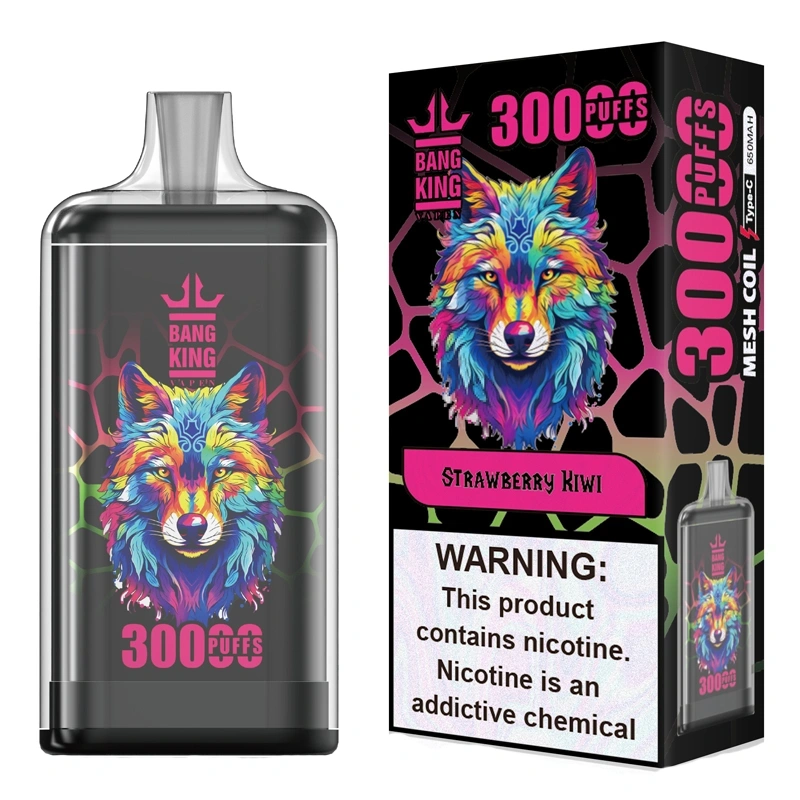 Bang King 30000 15000 Puffs Crystal Vape Shop 30K Prefilled Pod Disposable E Cigarettes Vaper