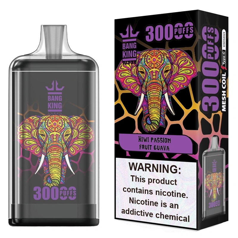 Bang King 30000 15000 Puffs Crystal Vape Shop 30K Prefilled Pod Disposable E Cigarettes Vaper