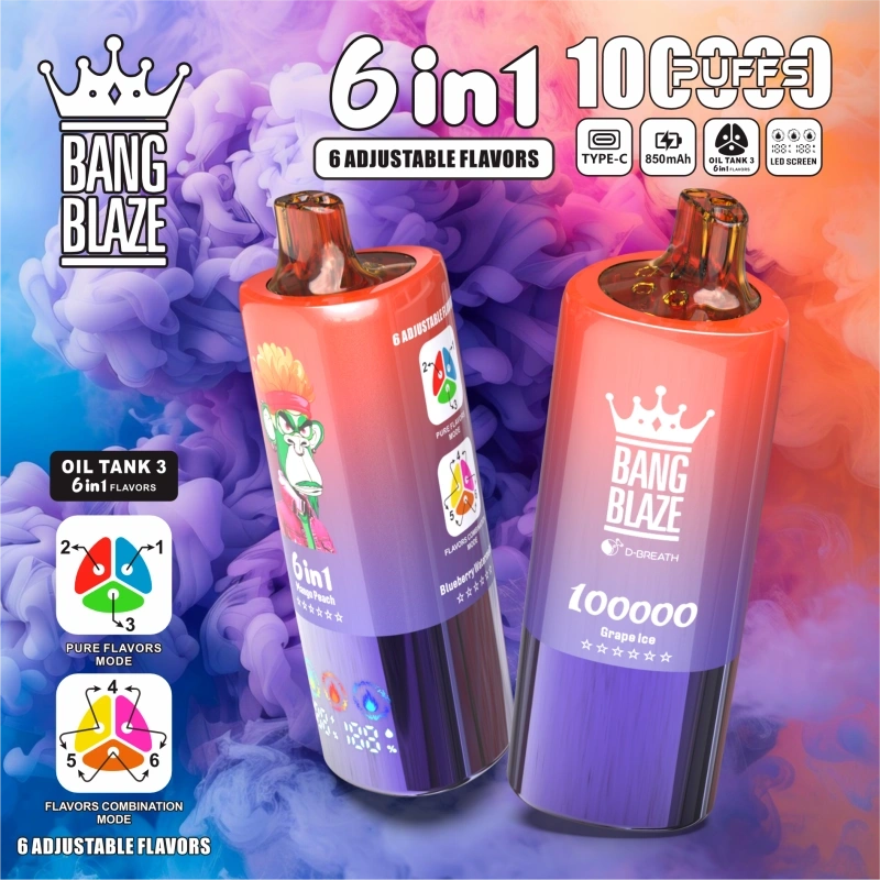 Bang Blaze 100000 Puffs 6 in 1