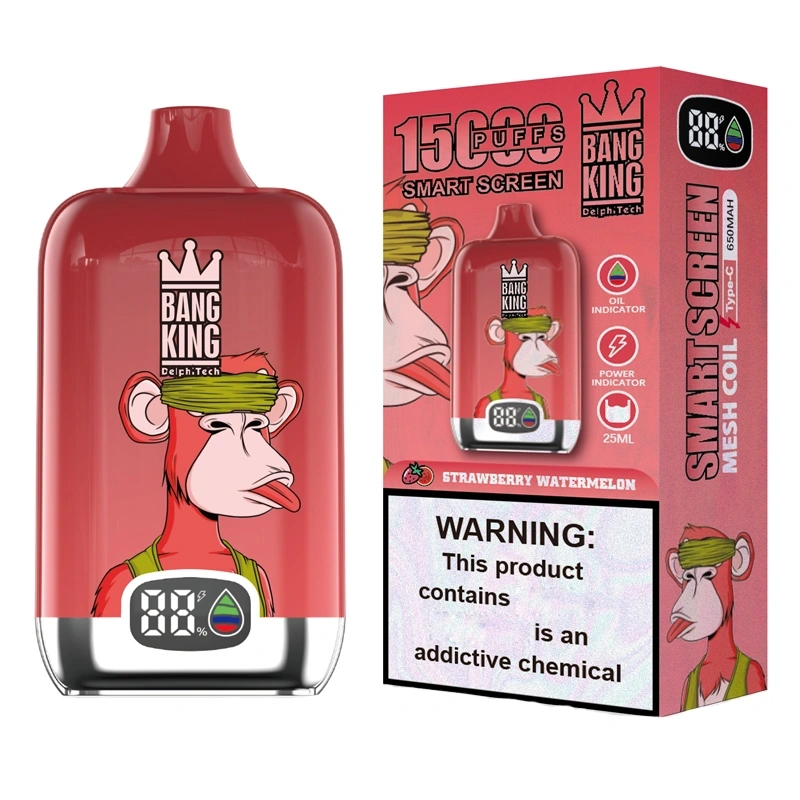 elfbar nachfüll pod läuft aus EU Warehouse Bang King 15000 Puffs Smart Screen Disposable E Cigarettes Vape  Puff 15k Prefilled Pod