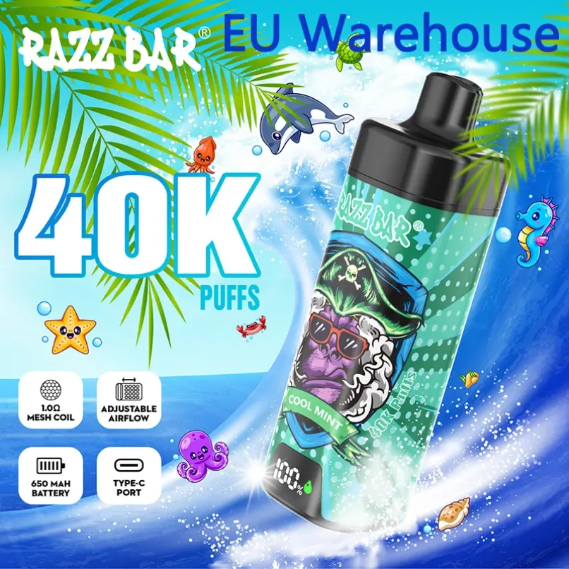 EU Warehouse Razz Bar 40000 Puffs