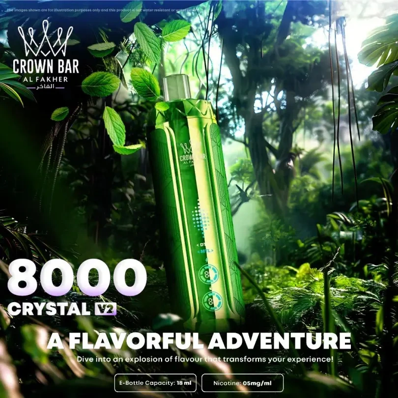 AL Fakher Crystal 8000 Puffs