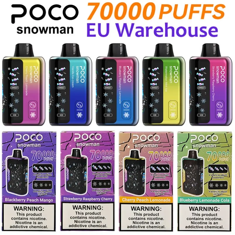 Poco Snowman 70000 Puffs