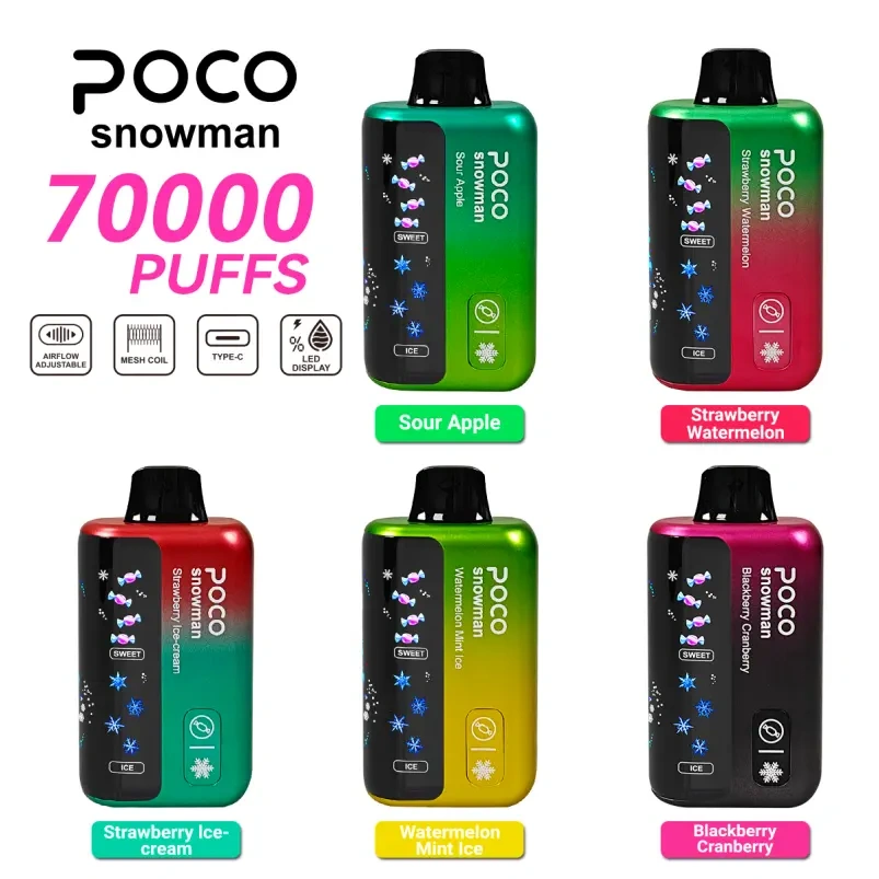 Poco Snowman 70000 Puffs