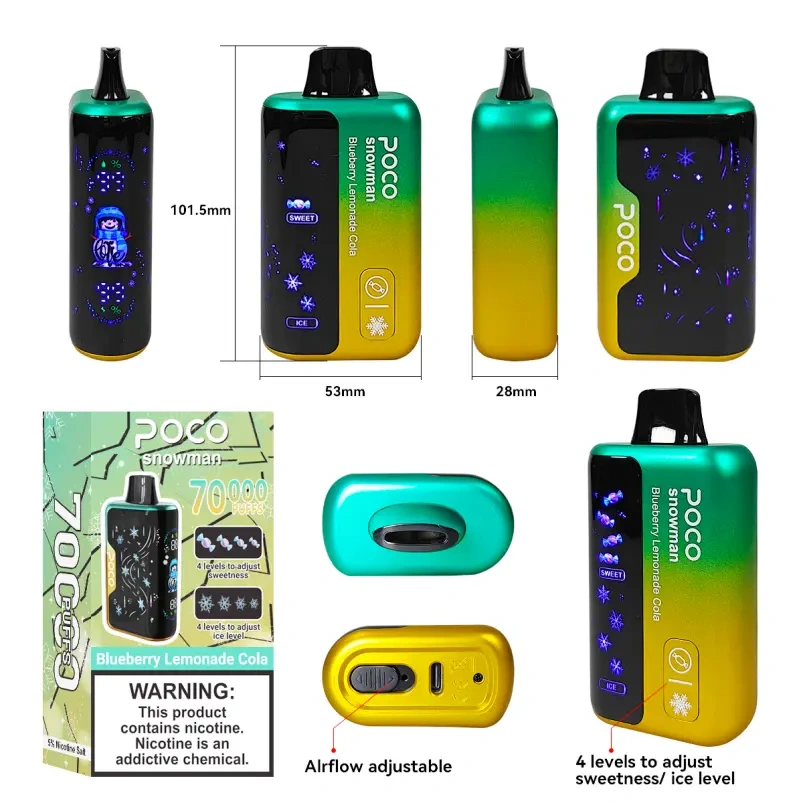 Poco Snowman 70000 Puffs